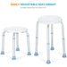 Easily Adjustable Shower Stool